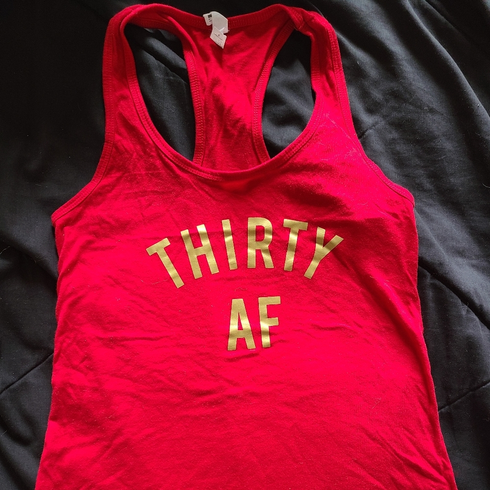 "30 AF" Racerback Tank - Picture 3 of 4